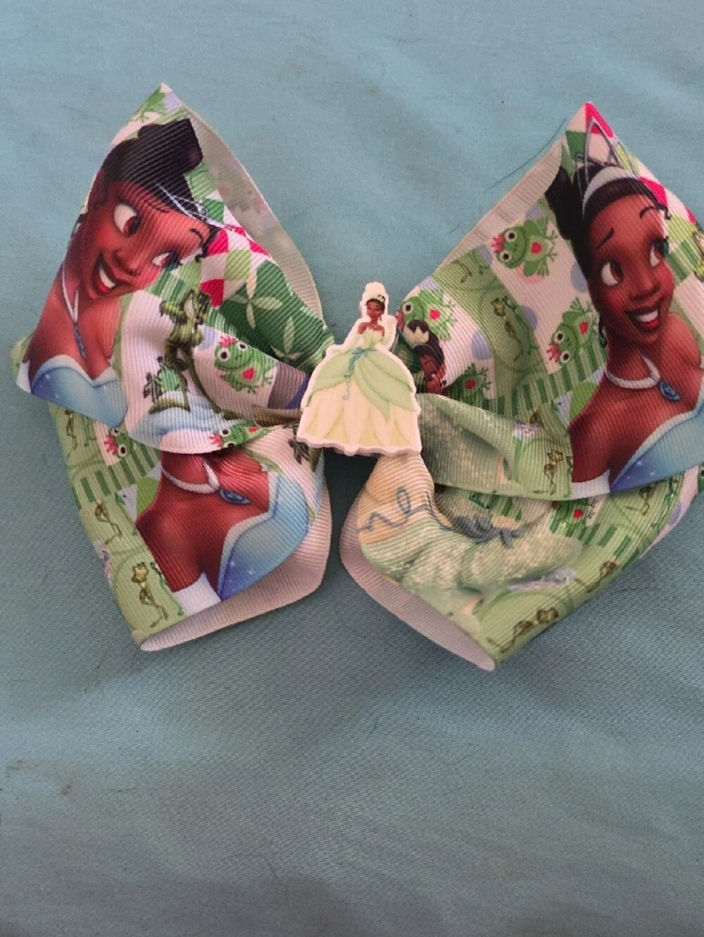 Princess TIANA /Disney Hair Bow Clip